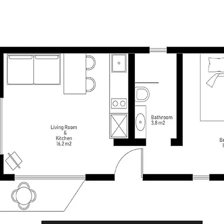 Sunset No 23 Second Unit Colorful And Cozy Hébergement de vacances *